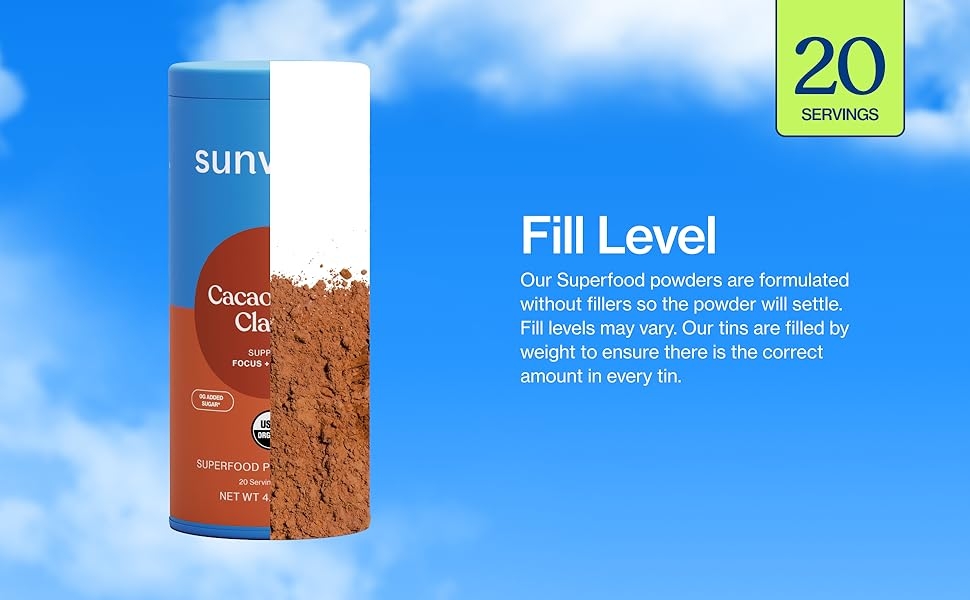 Cacao Clarity Organic Superfood Powder for focus and vitality.