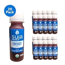 suja, energy, functional, juice, shot, beverage, 20 pack