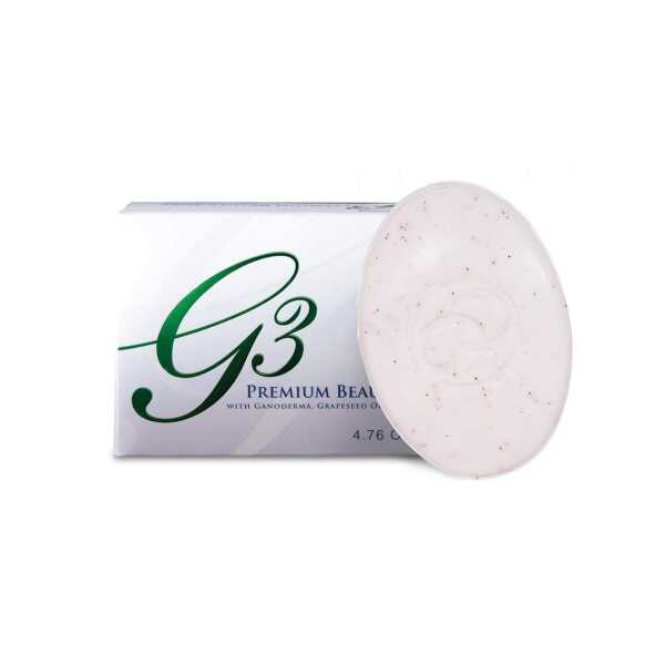 ORGANO G3 Premium Beauty Soap with Ganoderma Lucidum – Grape seed Oil & Glutathione – Glowing Skin – Radiant- Cleansing,