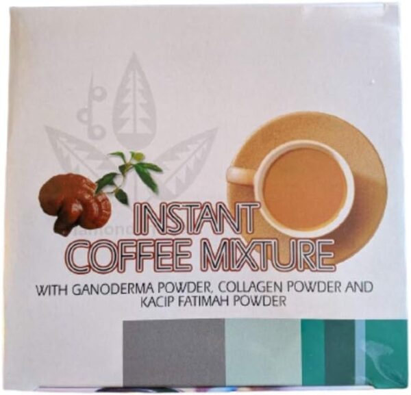 Healthy Hair Skin & Nails Coffee with Ganoderma, Collagen and Kacip Fahtima (Case)