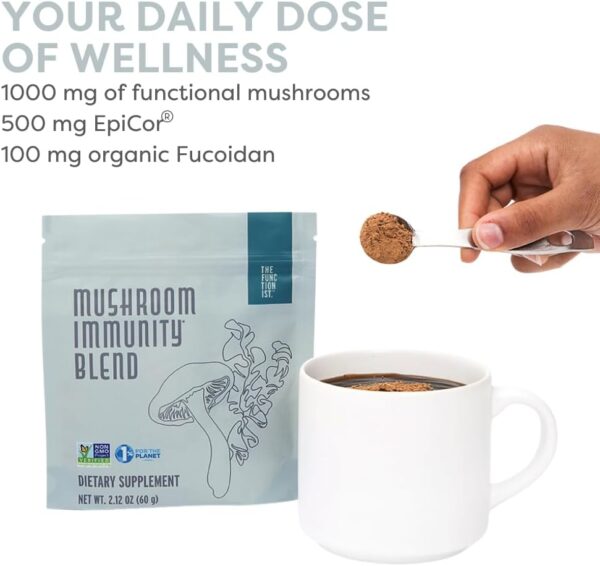 Organic Mushroom Blend | Organic Mushroom Supplement Powder | 10 Mushroom Mix | Powerful Gut, Energy & Immune Mushroom Complex |