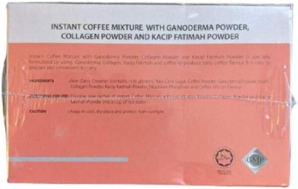 Healthy Hair Skin & Nails Coffee with Ganoderma, Collagen and Kacip Fahtima (Case)