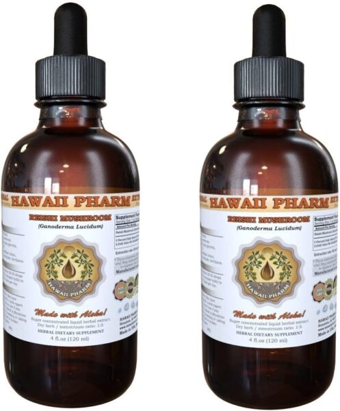 Reishi Liquid Extract – Tonic of Emperors, Organic Reishi Mushroom (Ganoderma Lucidum) Tincture, Herbal Supplement, Hawaii