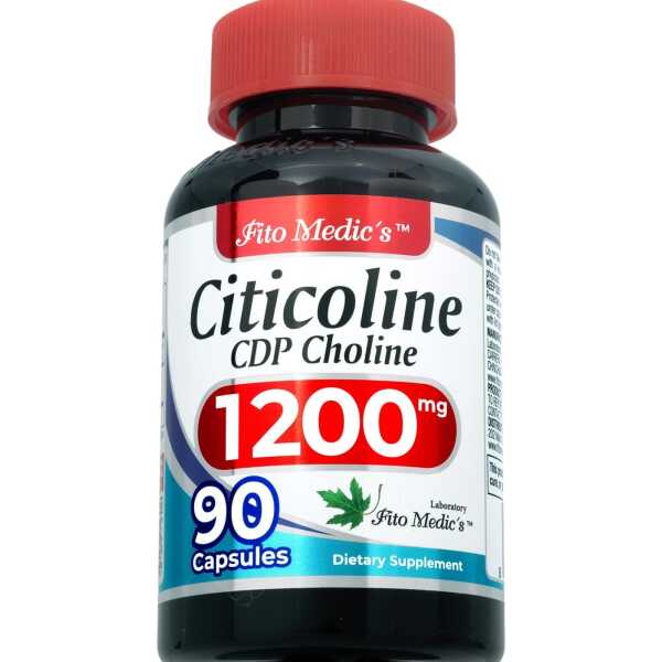 FITO MEDIC’S Lab | Choline |90 caps | 1200 mg | citicoline | cdp Choline | citicoline Supplements | Choline Supplements | Ultra