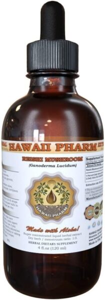 Reishi Liquid Extract – Tonic of Emperors, Organic Reishi Mushroom (Ganoderma Lucidum) Tincture, Herbal Supplement, Hawaii