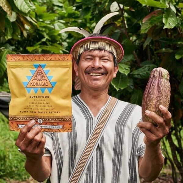 KORACAO Organic & Sustainably Harvested Cacao | Ideal Superfood for Everyday Bliss | Ceremonial Grade Cacao | Enhance Your