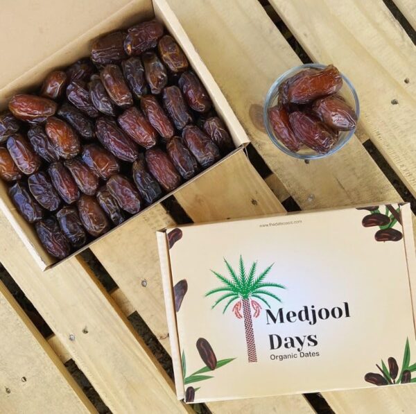 3 LB Organic Medjool Dates, Fresh from California, Vegan, Gluten-Free, Paleo-Friendly, No Added Sugars or Preservatives, Sweet