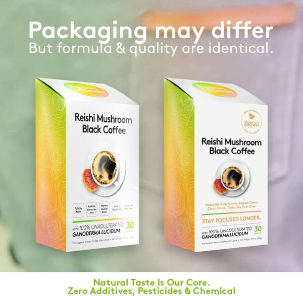 Reishi Mushroom Black Coffee by fushion foods™ | Stay Focus Longer, Zero Jitters & Immune Support with All Natural