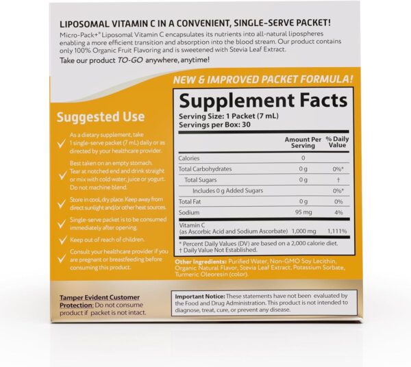 Aurora Nutrascience, Mega-Liposomal Vitamin C, 3,000 mg per Serving, Gluten Free, Non-GMO, Sugar-Free, High Absorption, Fat Soluble Vitamin C, Immune System Support, 16 oz (480 mL)