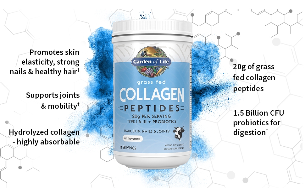 20g collagen healthy hair skin elasticity nails & joints hydrolized keto paleo gluten free