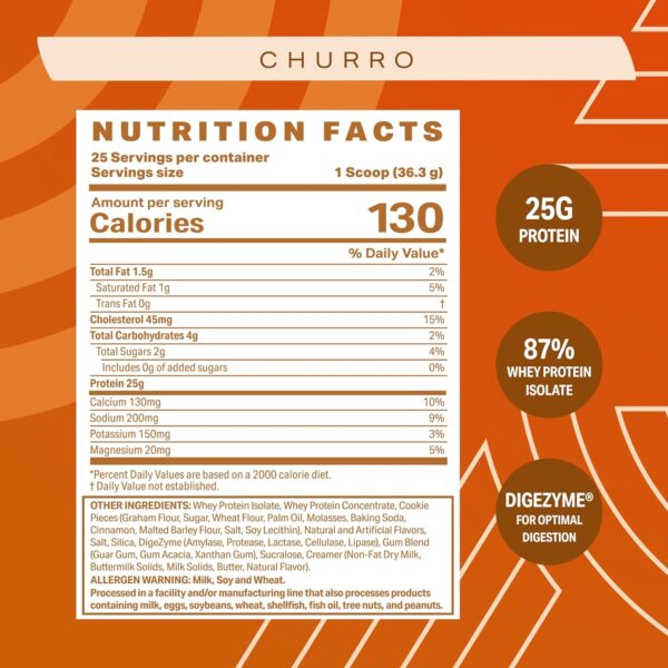 Podium Nutrition, Whey Protein Powder (Churro)