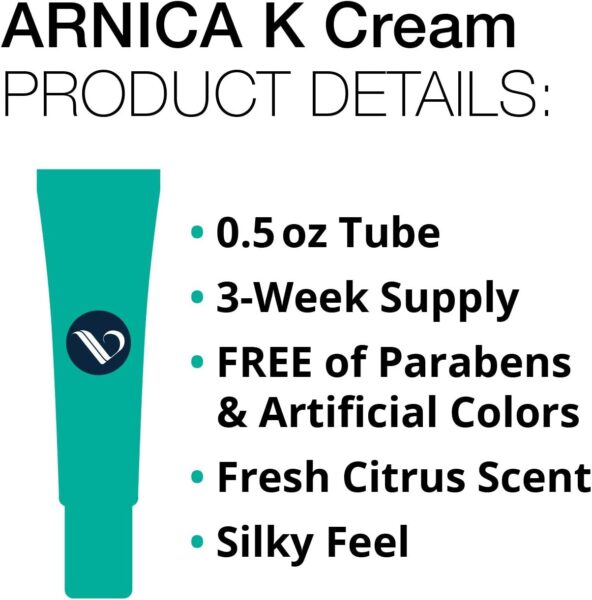 VitaMedica | Arnica Montana 30X & Arnica Cream Bundle | for Bruising, Swelling, Inflammation & Pain Relief | Vitamin K Topical Cream | Softens, Calms, Moisturizes, & Restores Bruised Skin | USA Made