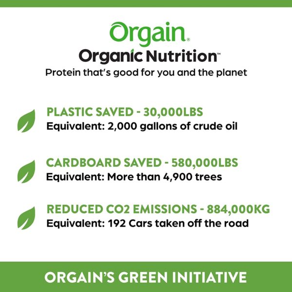 Orgain Organic Vegan Protein Powder + Orgain Organic Greens Powder Superfood Blend