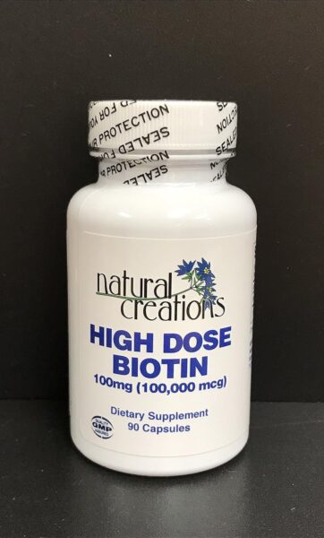 High Dose Biotin Bundle – 4 Bottles of 90 Capsules Each