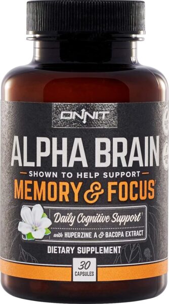 ONNIT Total Human Optimization Stack – Alpha Brain (30ct) + Total Human (60ct)