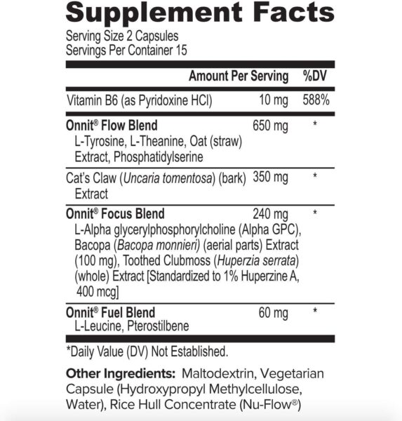 ONNIT Total Human Optimization Stack – Alpha Brain (30ct) + Total Human (60ct)