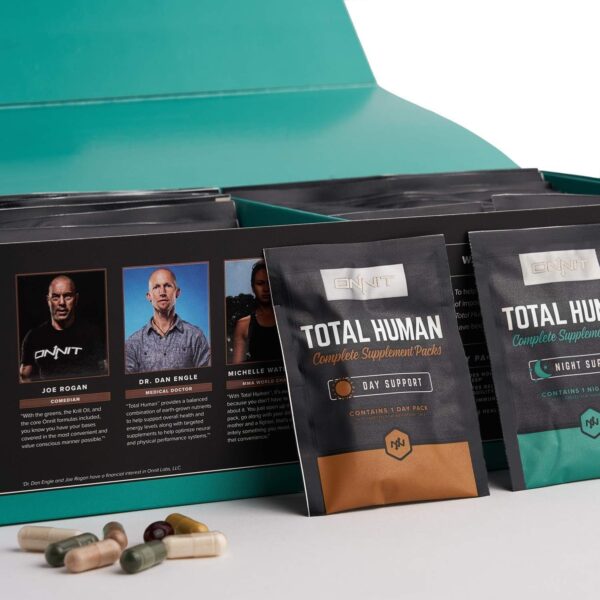 ONNIT Total Human Optimization Stack – Alpha Brain (30ct) + Total Human (60ct)