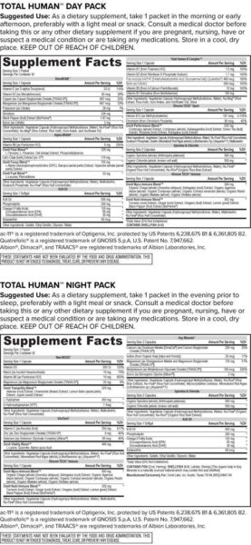 ONNIT Total Human Optimization Stack – Alpha Brain (30ct) + Total Human (60ct)