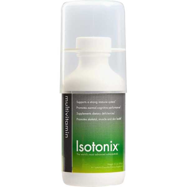 Isotonix Multivitamin With Iron, Supports Strong Immune System, May Promote Mental Clarity, Supplements Dietary Deficiencies, Promotes Skeletal, Muscle and Skin Health, Market America (30 Servings)