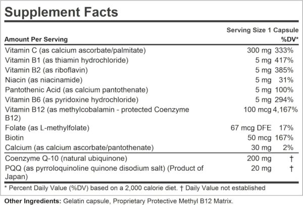 ANDREW LESSMAN Coenzyme Q-10 200 Plus PQQ 20-30 Capsules – Maintains CoQ10 Levels, Optimum Cellular Energy, Promotes Energy Production, Supports Heart, Brain, Liver, Kidney, Pancreas. No Additives