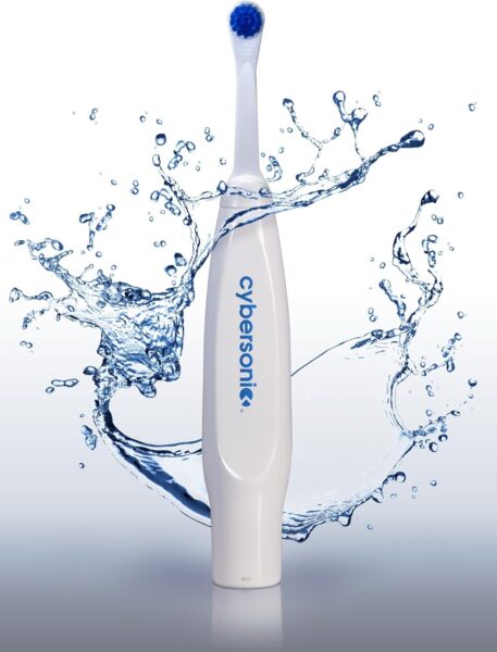 Cybersonic Classic Electric Toothbrush, Rechargable Power Toothbrush with Complete Dental Care Kit Including Tongue Scraper and Floss Heads