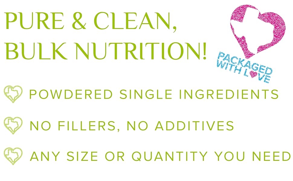 pure and clean bulk nutrition