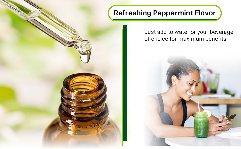 refreshing peppermint flavor