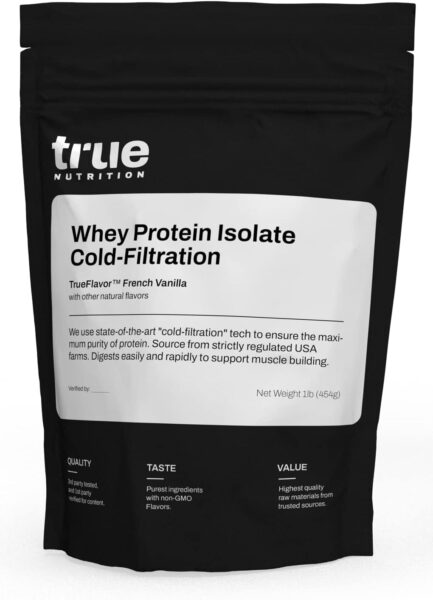 Chocolate Whey Protein Isolate Cold-Filtration – 100% Whey Protein Powder – 27g Protein per Serving – Mixes Easily and Tastes Great – Third Party Tested – Chocolate Fudge Brownie – 1lb