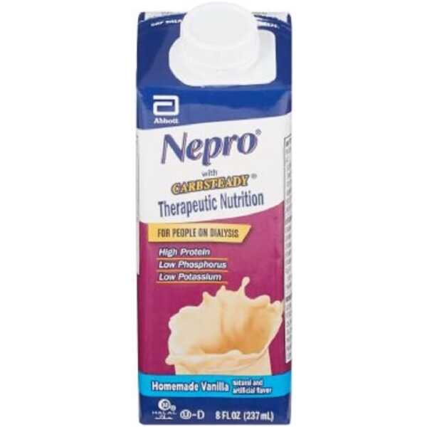 Nepro Liquid Nutrition, Homemade Vanilla, 8-Ounce Plastic Bottles (Pack of 24)