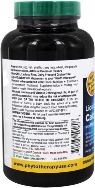 Phytotherapy Rx Calcium Liquid Softgel – 180 per Pack – 1 Each.