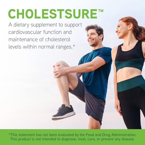 DAVINCI Labs CholestSure Supplement – Supports Cardiovascular Function, Helps Maintain Healthy Cholesterol Levels in a Normal Range* – Gluten-Free – 30-Day Supply – 90 Vegetarian Capsules