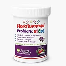 Kids-Probiotics prebiotics-kids chewable-probiotic Dairy-free peanut free sugar-free Vegan Non-GMO