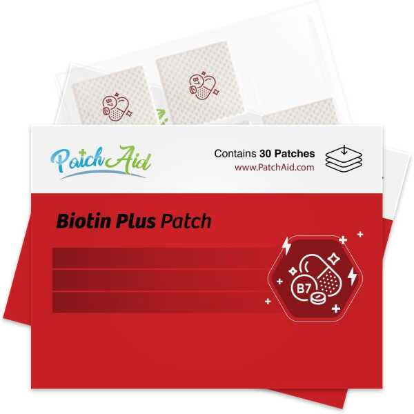 Biotin Plus Topical Patch by PatchAid 30-Day Supply