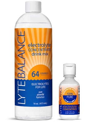 Lyte Balance. Electrolyte Concentrate Drink Mix. 16oz and 2oz size options.