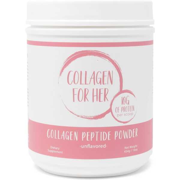 Unflavored Collagen Peptides Powder – Hydrolyzed Collagen Protein Supplement for Women | Vital for Hair, Skin, Nails, Gut Support, Paleo, Keto (41 Servings)