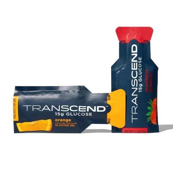 Transcend 15g Glucose Gel – Orange & Strawberry Assortment (40)