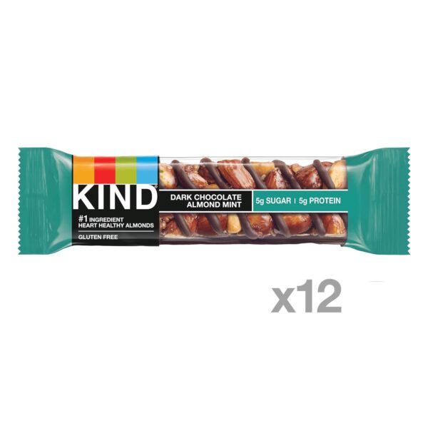 KIND Bars, Dark Chocolate Mint and Dark Chocolate Almond & Coconut, Healthy Snacks, Gluten Free