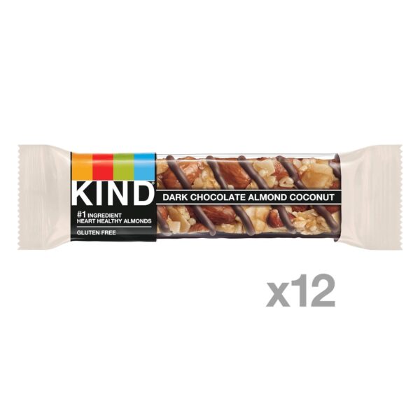 KIND Bars, Dark Chocolate Mint and Dark Chocolate Almond & Coconut, Healthy Snacks, Gluten Free