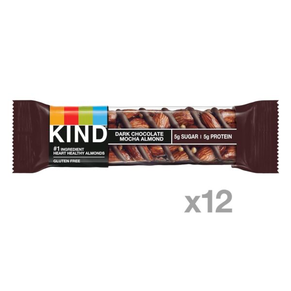 KIND Bars, Dark Chocolate Mint and Dark Chocolate Almond & Coconut, Healthy Snacks, Gluten Free