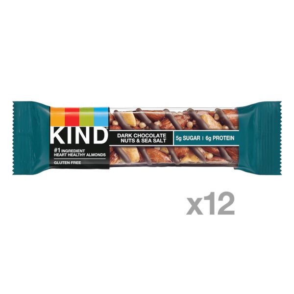 KIND Bars, Dark Chocolate Mint and Dark Chocolate Almond & Coconut, Healthy Snacks, Gluten Free