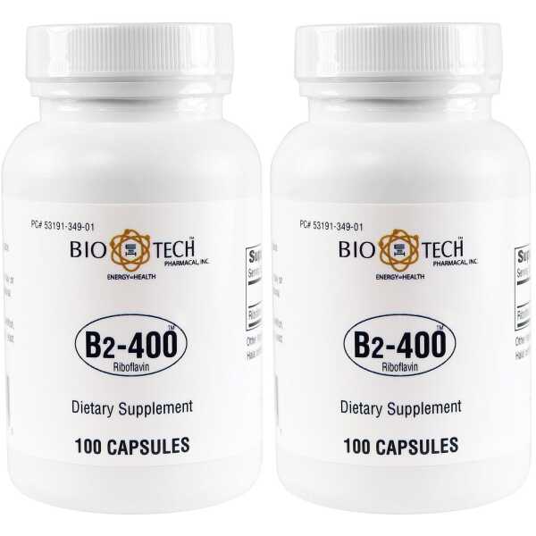 Biotech Pharmacal B2-400 Riboflavin 100 x 2