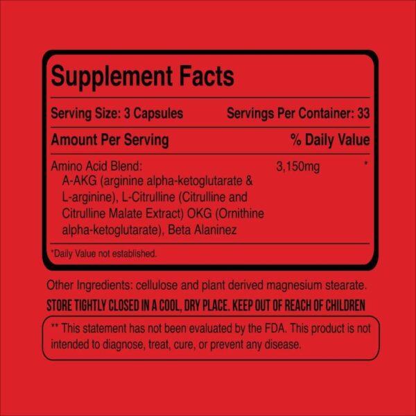 Gains in Bulk, L-Arginine Nitric Oxide Supplement Booster with L-Citrulline and L-Ornithine for Best Pumps, (3150mg) Highest Pills Dose for Best Vascularity Sports Workout and Muscle Gains for Men