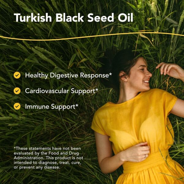 NORTH AMERICAN HERB & SPICE Black Seed Oil – 8 fl. oz. – Cardiovascular, Digestive & Immune Support – Contains Wild, Mediterranean Oreganol P73 Oregano Oil – Non-GMO – 48 Total Servings