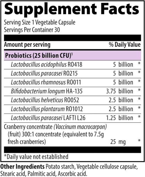 Vibrant Health, U.T. Biotic, Probiotic Support for Bladder and Urinary Health, 30 Capsules