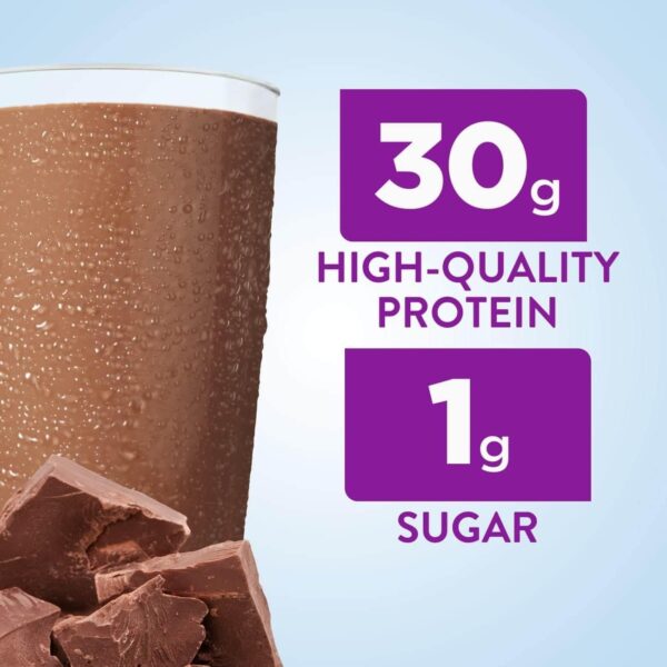 Ensure Plus Nutrition Shake With Fiber & Ensure Max Protein Nutrition Shake with 30g of Protein, 1g of Sugar, High Protein Shake, Milk Chocolate, 11 Fl Oz (Pack of 12), Liquid, Halal