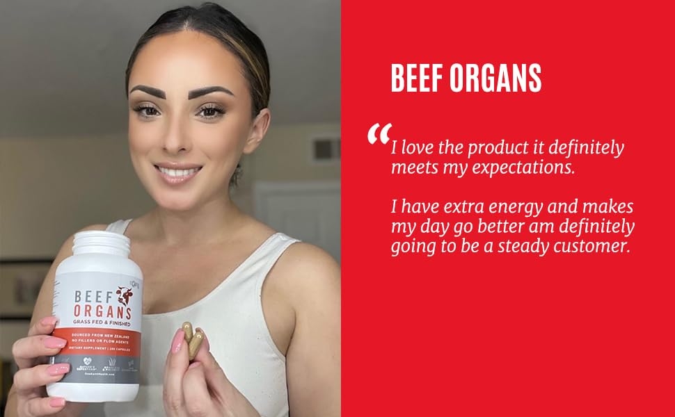 Beef organs, beef Liver, organ supplements, beef organ capsules