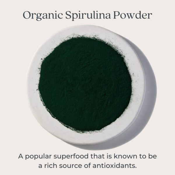 Starwest Botanicals Certified Organic Spirulina Powder, 1-Pound Bulk Bag