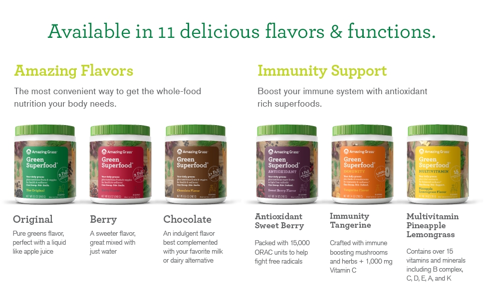 11 Amazing Flavors & Functions