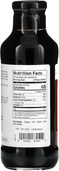 PURE PLANET Organic Tart Cherry Concentrate, 16 FZ