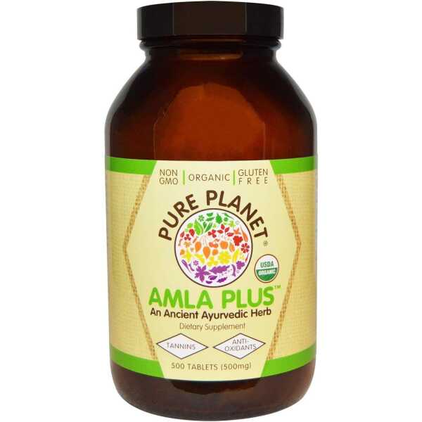 Pure Planet Amla Plus, 500 Tablets